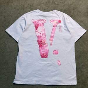 Rare Authentic Vlone Chinese Cherry Blossom T Shirt Size XL Like New